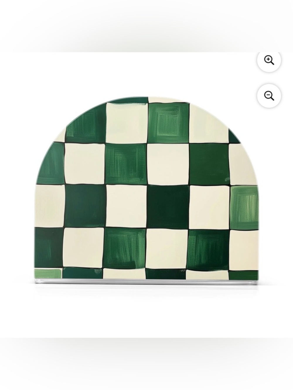 Iconic checkered Napkin Holder for Table Kitchen Paper